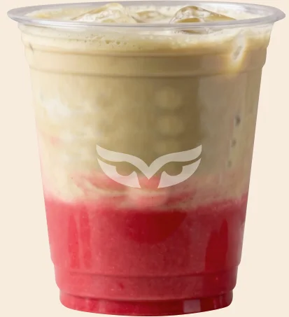 Raspberry Matcha Latte